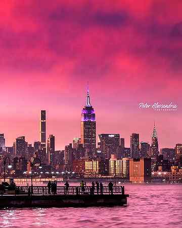 New York City Storm Sunset