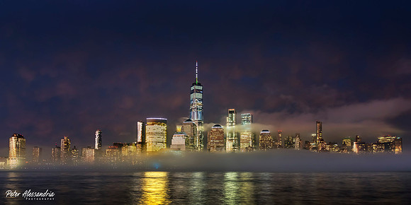 New York City Storm Sunset