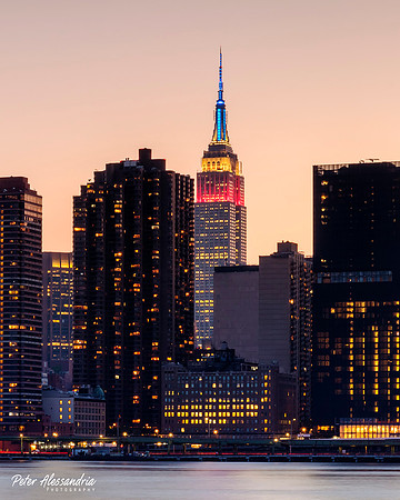Empire State Building Sunset