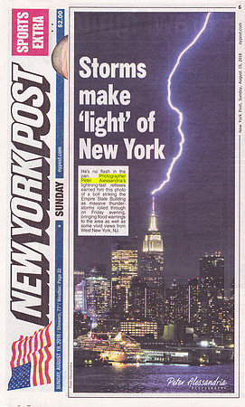 Empire State Building Lightning