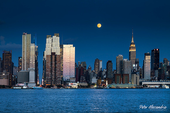 New York City Skyline Clouds