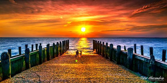East Point Light Sunset