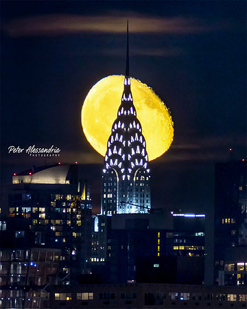 Empire State Building Moon
