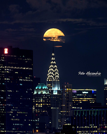 Chrysler Building Moon