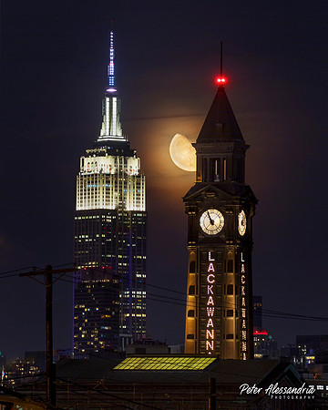 Empire State Building Moon