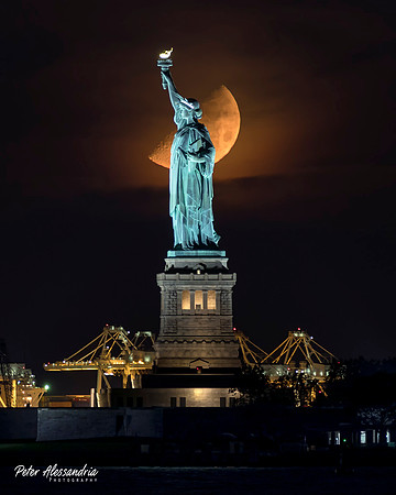 Statue of Liberty Moon