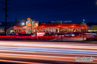Night Time Car Trails New York City
