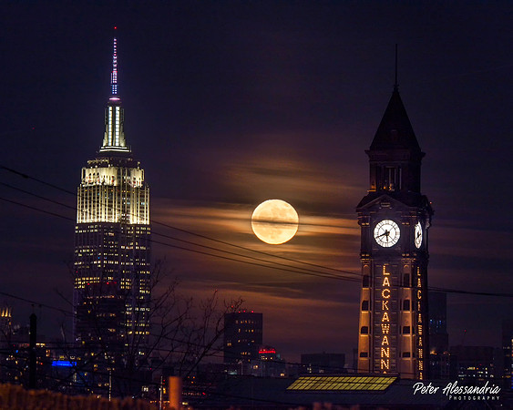 Empire State Lackawanna Moon