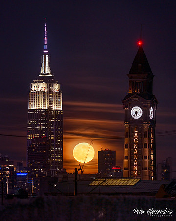 Empire State Lackawanna Moon
