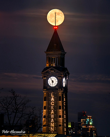 Empire State Lackawanna Moon