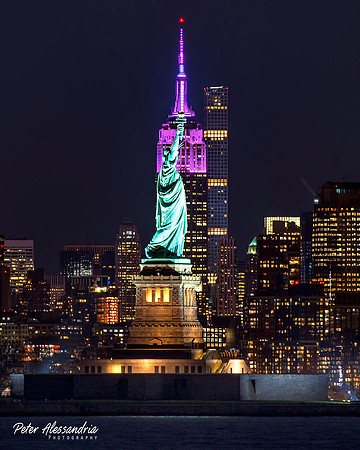 Empire State Building Pink