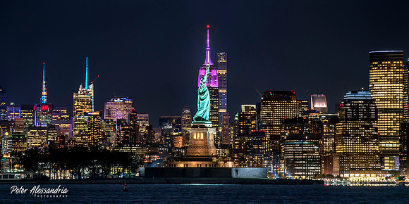 Empire State Building Pink