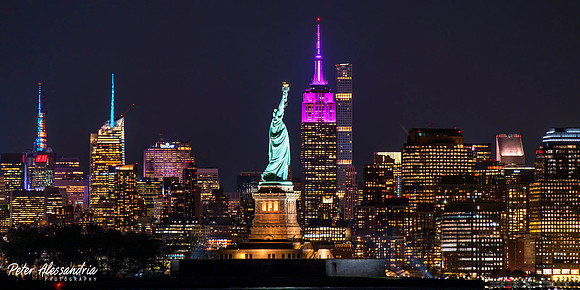 Empire State Building Pink