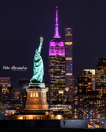 Empire State Building Pink