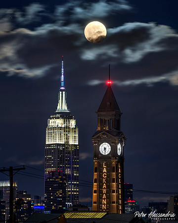 Empire State Building Moon