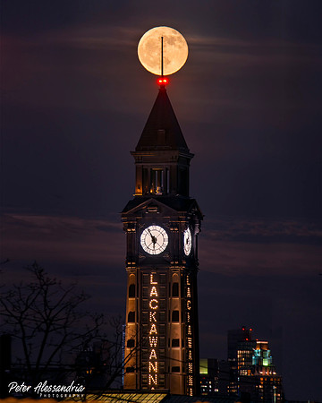 Empire State Building Moon