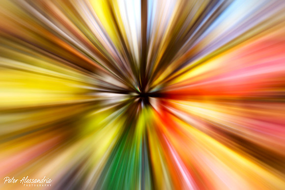 Abstract Fall Zoom Trails