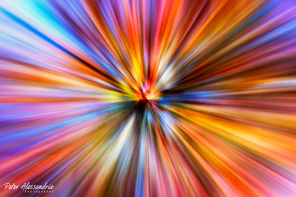 Abstract Fall Zoom Trails
