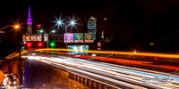 Night Time Car Trails New York City