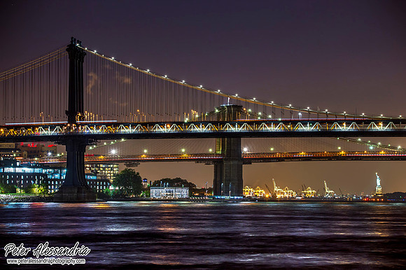 Statue of Liberty Brdiges Crescent Moon