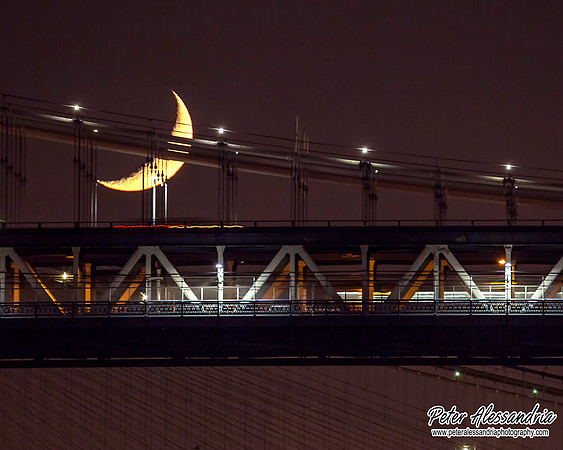 Statue of Liberty Brdiges Crescent Moon