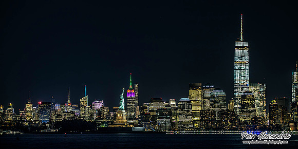 Statue of Liberty + Empire State Building