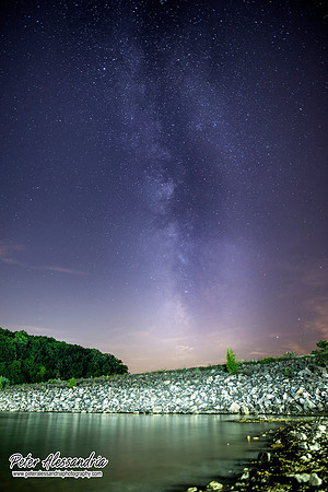 Round Valley Reservoir Milky Way
